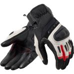 Revit Dırt 4 Siyah-Kırmızı Deri Yazlık Motosiklet Eldiveni