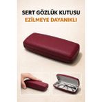 Revival Frames Kare Gözlük Kabı Optik Çerçeve Için (Sert) Silme Bezi Hediyeli (Gözlük Dahil Değildir)
