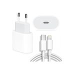 Revix Macbook Ipad Iphone 11 / 12 / 13 / 14 Pro Max Mini 20w Adaptör Kablo Usb-c Pd Hızlı Şarj Aleti