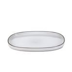 Revol Caractere Beyaz 35x21 Oval Tabak