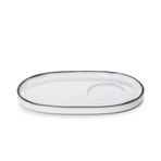 Revol Caractere Gourmet Beyaz 18x11 cm Fincan Tabağı