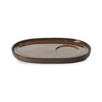Revol Caractere Gourmet Kahverengi 18x11 cm Fincan Tabağı