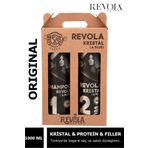 revola Kristal Botox Filler Saç Ve Sakal Şekillendirici Krem 1000 ml & 1000 ml Şampuan Orıjınal
