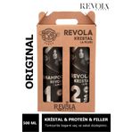 revola Saç Bakım Kristal Protein & Keratin Saç Ve Sakal Düzleştirici Ürün Krem 500 ml 500 ml Şampuan