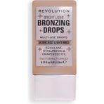 Revolution, Bright Light, Drops Likit Aydınlatıcı, Bronzer Light (23 Ml)