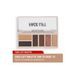 Revolution Face Lift Palette Tan-Deep Yüz Gerdirme Allık, Kontür ve Bronzer Paleti