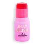 Revolution Jelly Lip Cheek Strawberry Pink Stick Allık