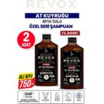 Revox At Kuyruğu Şampuan 2×750 ml Saç Uzatıcı Dökülme Karşıtı Parabensiz Bitki Özlü Formül