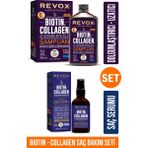 Revox Biotin & Collagen + At Kuyruğu Bitki Özlü Saç Bakım Şampuanı ve Serumu Seti