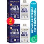 Revox Keratin & Ozon Oil Aktif Oksijen Içeren Saç Bakım Şampuanı 2'Li Set - 1
