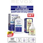 Revox X-Treme Dökülen Ve Geç Uzayan Saçlara Özel Bakım Şampuanı + Revox At Kuyruğu Bitki Özlü Saç Kremi