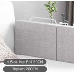 Revu Baby Revubaby 200 x 50 cm Serenity Xl Yatak Bariyeri Korkuluğu Gri Renkli Sağlıklı ve Güvenli