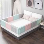 Revubaby 150 x 50 cm Serenity Xl Yatak Bariyeri Korkuluğu - 50 x 150 cm - Renkli