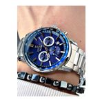 Reward Gümüş Renk Fonksiyonlar Aktif Aynalı Cam Erkek Kol Saati + BİLEKLİK HEDİYELİ