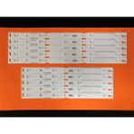 Rewel Arçelik Beko Grundig Tv LED Bar 10 Lu Takım 5X37,2 cm 5X47,8 cm Uyumlu Tv Kodları Grundıg 43 Vle 5537 Bg 43 VLE6565, Beko B43L 5531 4W2, Arçelik A43L 5531 4b2, 43 Cle 6645 284117-A18