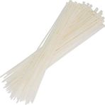 Rewel Plastik Kelepçe Cırt Kelepçe 3.6x370 Kablo Bağı Mm Ct-3637 Beyaz 100 Adet 341017