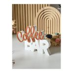 Rex Aksesuar Coffee Bar Yazısı – 3D Dekoratif Masa ve Duvar Yazısı, Kahve Köşesi Süsü