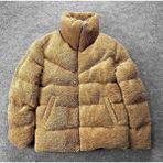 Rex Moda Oversize Unisex Peluş Mont - Taba - XL