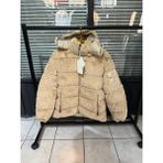 Rex Moda Tüylü Mont - Bej - 2XL
