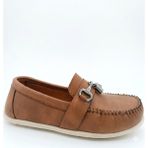 Rexba Erkek Çocuk Günlük Rock Loafer Konforlu Ayakkabı - Kahverengi - ROCK01-KAH