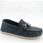 Rexba Erkek Çocuk Günlük Rock Loafer Konforlu Ayakkabı - Siyah - ROCK01-S - Siyah-L6O