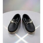 Rexba Sayın Erkek Çocuk Siyah Tokalı Mokasen Loafer