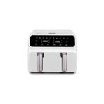 Rexon Dual-Cooker Air Fryer, 8L (4+4) Çift Sepetli, 4'ü 1 Arada Teknoloji, Beyaz