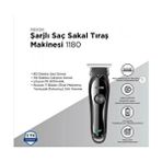 Rexon Şarjlı Saç Sakal Tıraş Makinesi 1180 Siyah