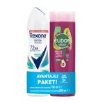 Rexona 150 ml Deodorant Shower Fresh + Elidor 200 ml Avokado ve Üzüm Çekirdeği Yağı Şampuan