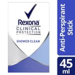 Rexona Clinical Protection Antiperspirant Stick 45 ml Ter Kokusuna Karşı 48 Saate Kadar Koruma Shower Clean