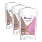 Rexona Clinical Protection Kadın Stick Deodorant Confidence 45 ml (3 paketi)