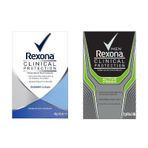 Rexona Clinical Protection Kadın ve Erkek 45 ml 2'li Set Stick Deodorant