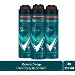 Rexona Invisible Ocean Deep Men 3x150 ml Sprey Deodorant