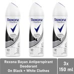 Rexona Invisible On Black & White Clothes 3x150 ml Kadın Sprey Deodorant