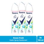 Rexona Kadın Ocean Fresh Sprey Deodorant %0 Alüminyum 150 ml 48 Saat Ter Kokusuna Karşı Koruma - 1,2 lt