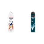 Rexona Kadın Sprey Deodorant Şeftali & Limon Otu 72 Saat Kesintisiz Üstün Koruma 150 ml ve Rexona Men Erkek Sprey Deodorant Xtra Cool 72 Saat Kesintisiz Üstün Koruma 200 ml