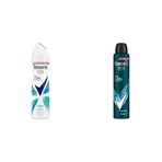 Rexona Kadın Sprey Deodorant Shower Fresh 72 Saat Kesintisiz Üstün Koruma 150 ml ve Rexona Men Erkek Sprey Deodorant Xtra Cool 72 Saat Kesintisiz Üstün Koruma 200 ml