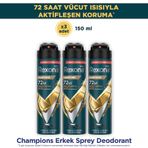 Rexona Men Champions Erkek Sprey Deodorant 3x150 ML