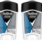 Rexona Men Clinical Protection Erkek Stick Deodorant Clean Scent 3x Güçlü Koruma 45 ml 2li paket