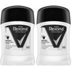 Rexona Men Erkek Anti-Perspirant Stick Deodorant Invisible Black And White 50 ml 1 Adet (2 paketi)
