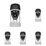 Rexona Men Erkek Anti-Perspirant Stick Deodorant Invisible Black And White 50 ml 1 Adet (5 paketi)