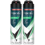 Rexona Men Erkek Sprey Deodorant Natural Fresh Mint 72 Saat Kesintisiz Üstün Koruma 150 ml (2 paketi)
