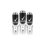 Rexona Men Invisible Black+White 3x150 ml Erkek Deodorant