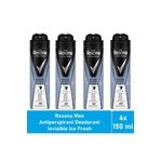 Rexona Men Invisible Ice Fresh 4x150 ml Deodorant