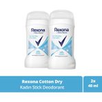 Rexona Motionsense Kadın Stick Deodorant Cotton Dry 40 ml X2