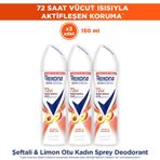 Rexona Şeftali & Limon Otu Kadın Sprey Deodorant 3x150 ML