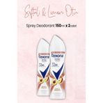 Rexona Şeftali ve Limon Otu 2x150 ml Sprey Deodorant