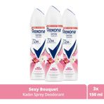 Rexona Sexy Bouquet 3x150 ml Kadın Sprey Deodorant