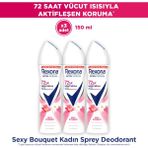 Rexona Üstün Koruma Kadın Sprey Deodorant Sexy Bouquet 150 ml x3