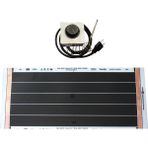 Rexva Xica PTC-206 41,25 Watt 220 Volt Analog Gazlı Termostatlı Karbon Isıtıcı Film 25 x 60 cm